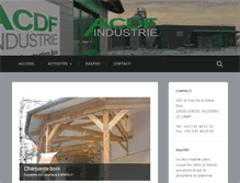 Tablet Screenshot of acdfindustrie.com
